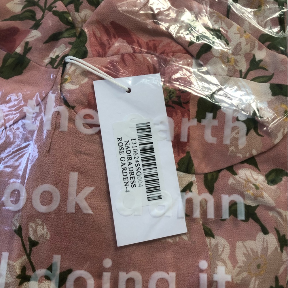 NWT Reformation Nadira Dress - Rose Garden - Picture 7 of 10
